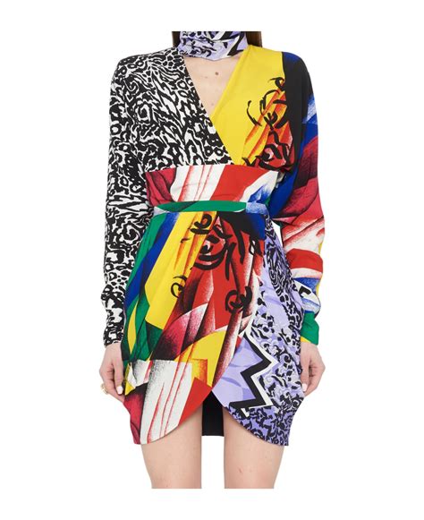 versace the clash dress